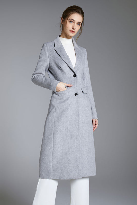 Warm Winter A-Line Wool Coat 3886, Size 175-US2 #CK2202426