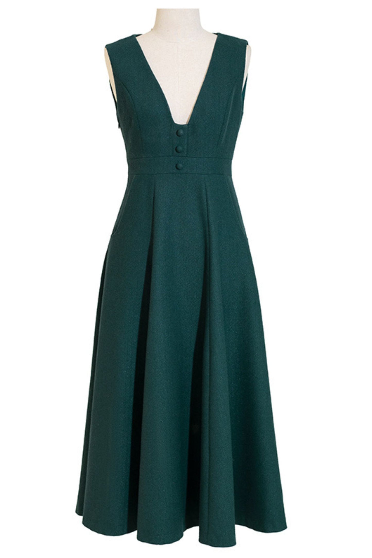 Autumn/winter sleeves wool dress women TT0188