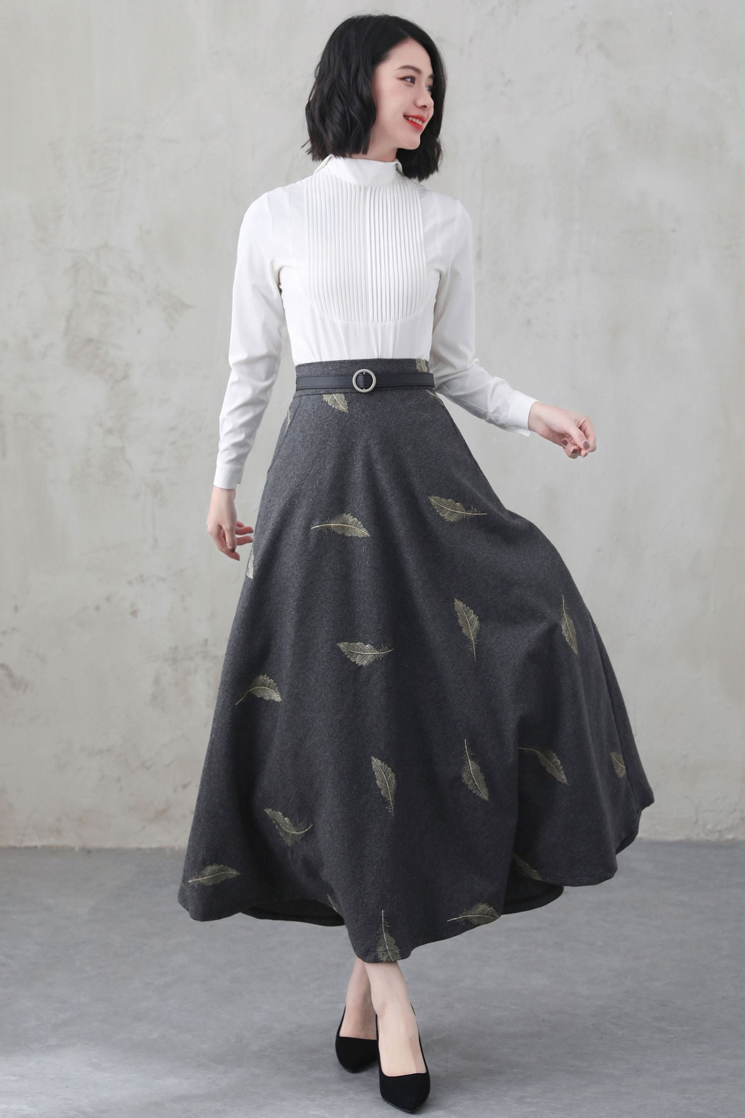 Vintage Inspired 1950s Maxi Skirts 4004 - Main Image