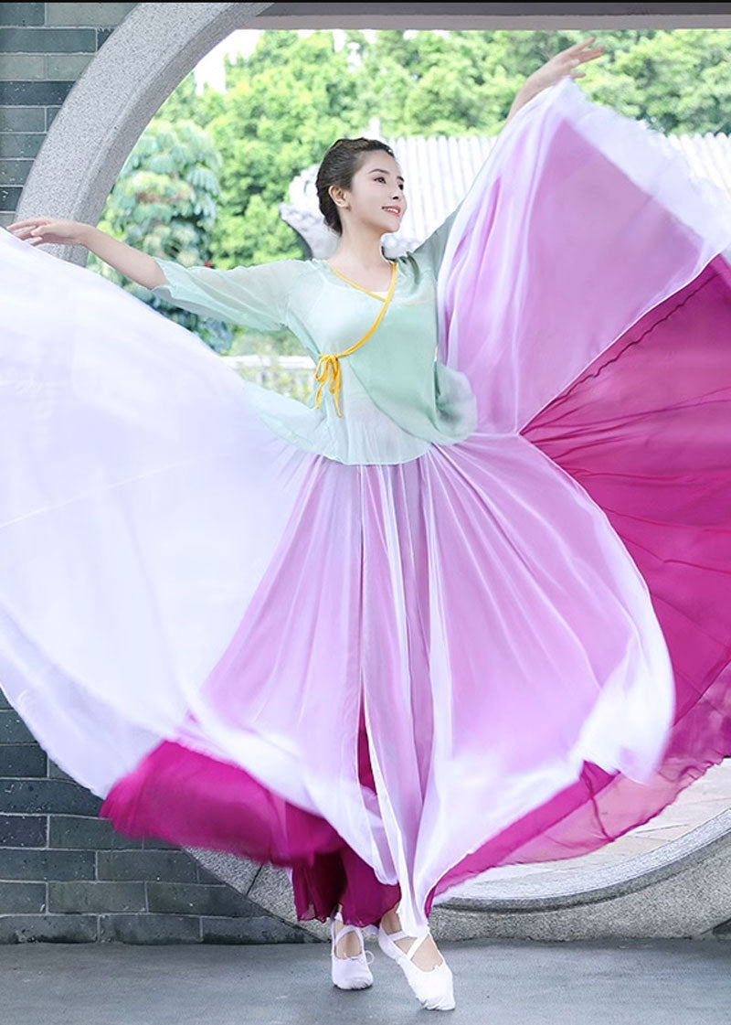 Swing summer chiffon skirt for women 4470