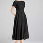 Swing little black dress 2343#
