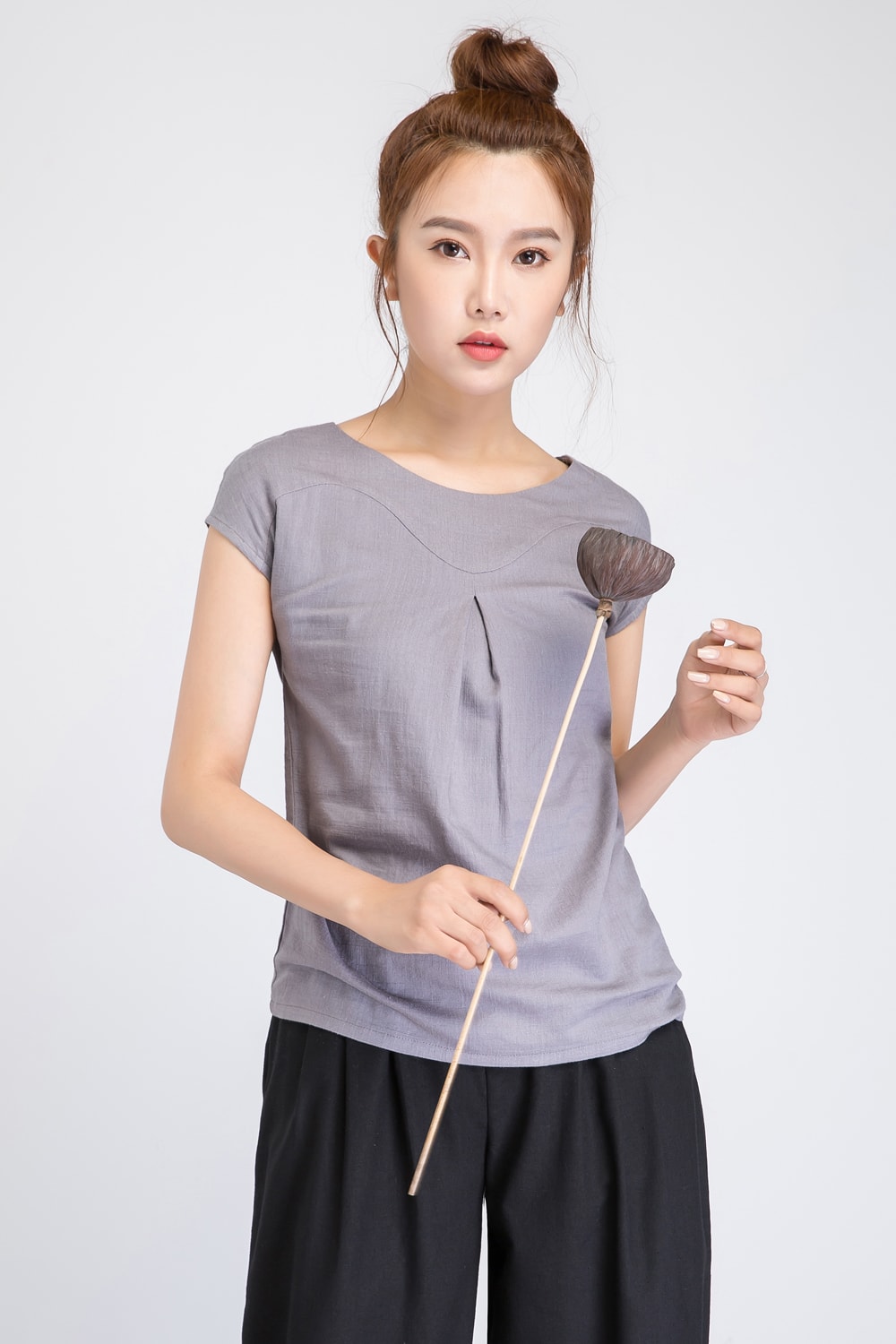 Buy Linen Blouse Tee