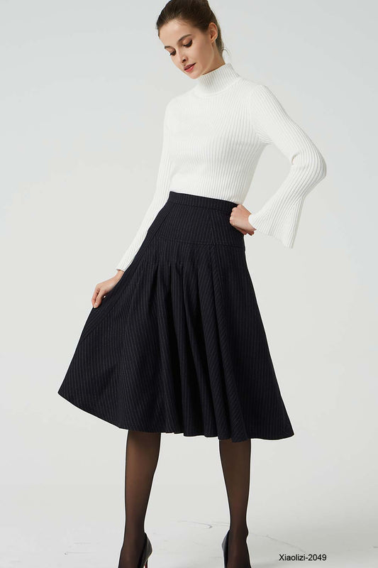 winter wool skirt