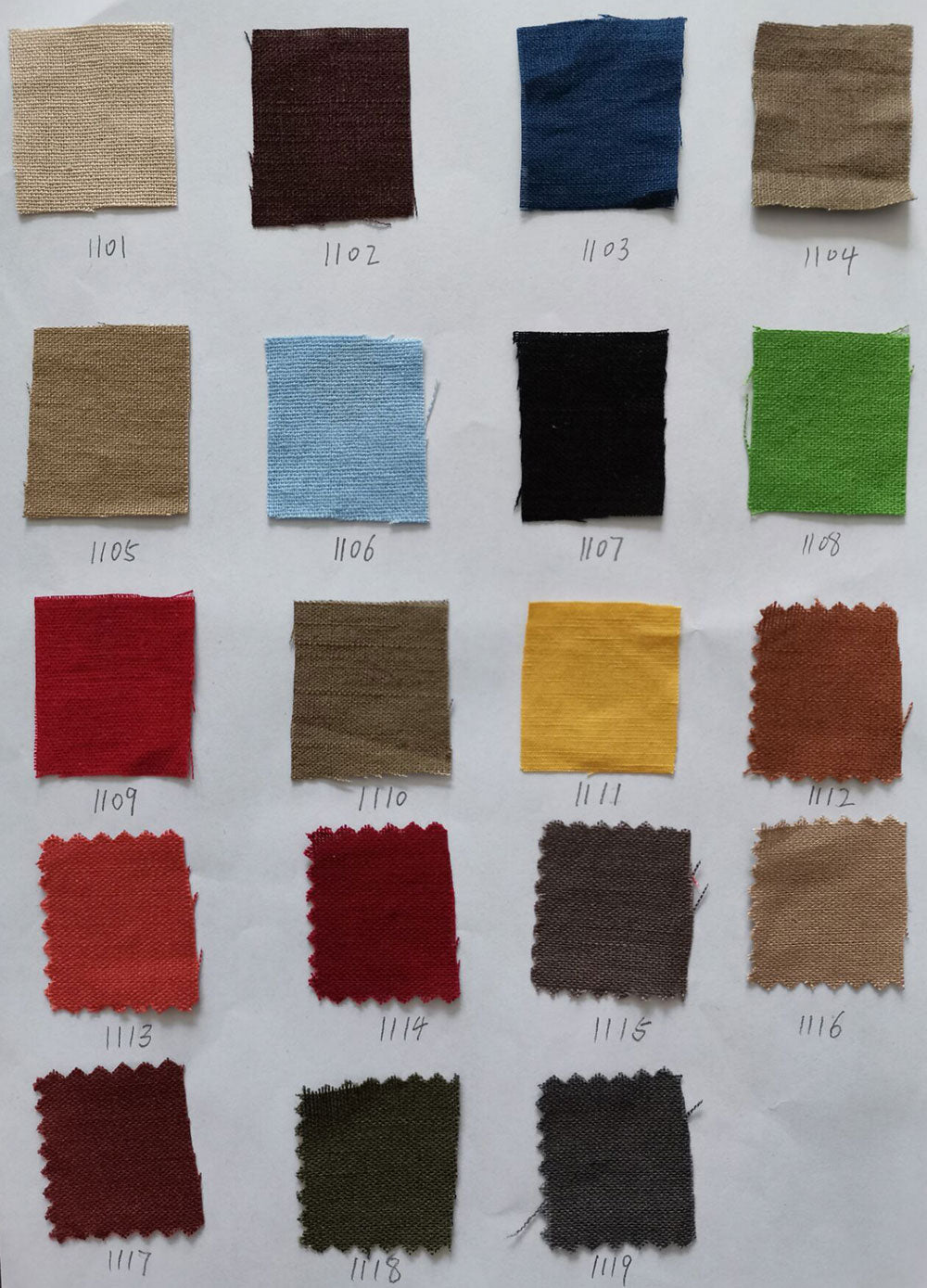 Casual Brown Long Linen Wrap Skirt 2553#