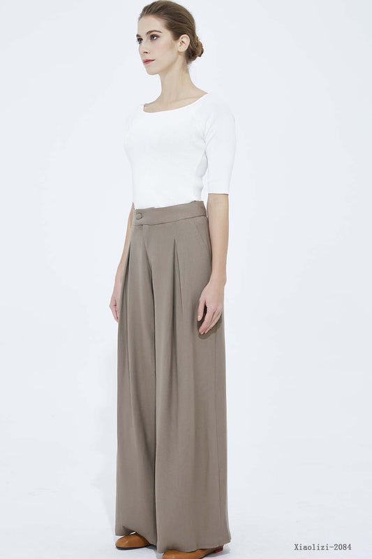 pleated pant