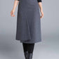 elegant wool pencil skirt 1680#