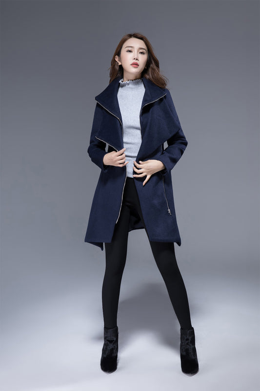 navy blue coat