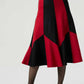 elegant A line wool skirt for winter 1644#