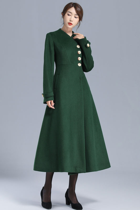 Women's Winter Wool Trench Coat 3207