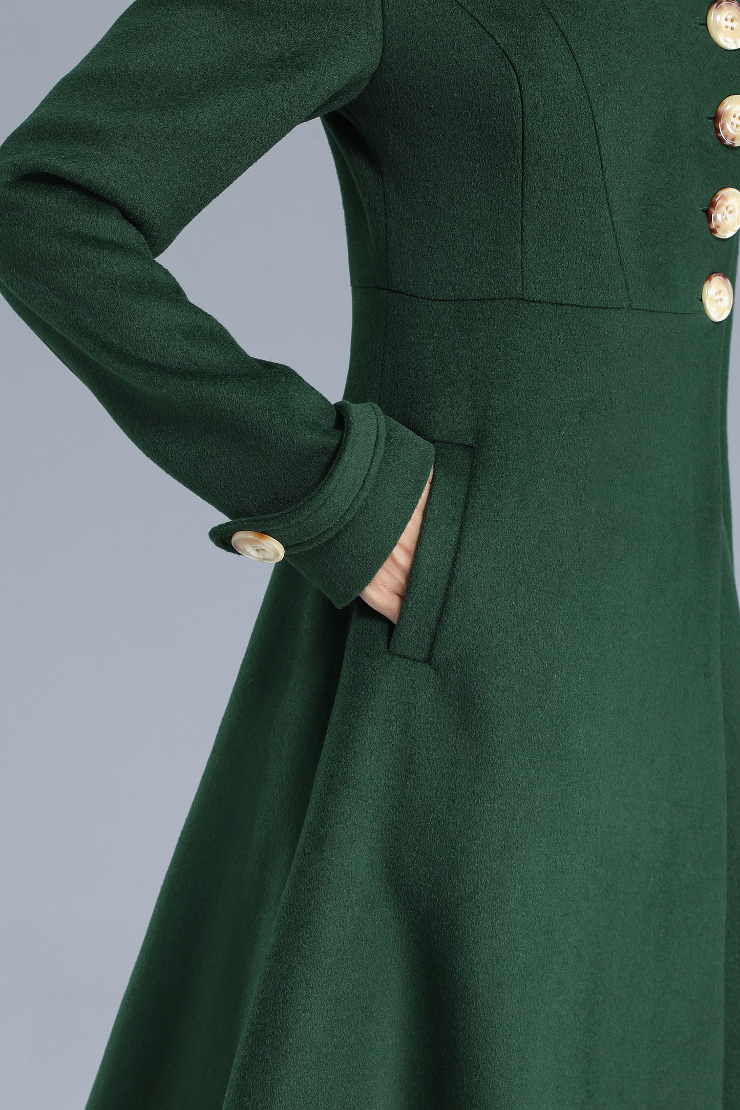 Women's Winter Wool Trench Coat 3207