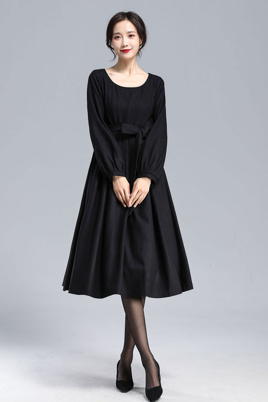 Handmade Pleated Mod Dress 3179