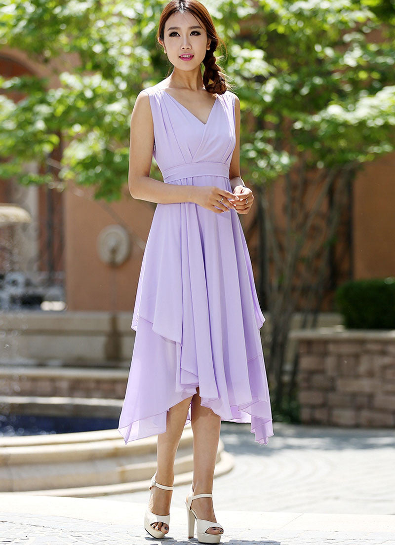 purple bridesmaid dress - women dress summer dresses chiffon dress -cu purple bridesmaid dress - women dress summer dresses chiffon dress -cu