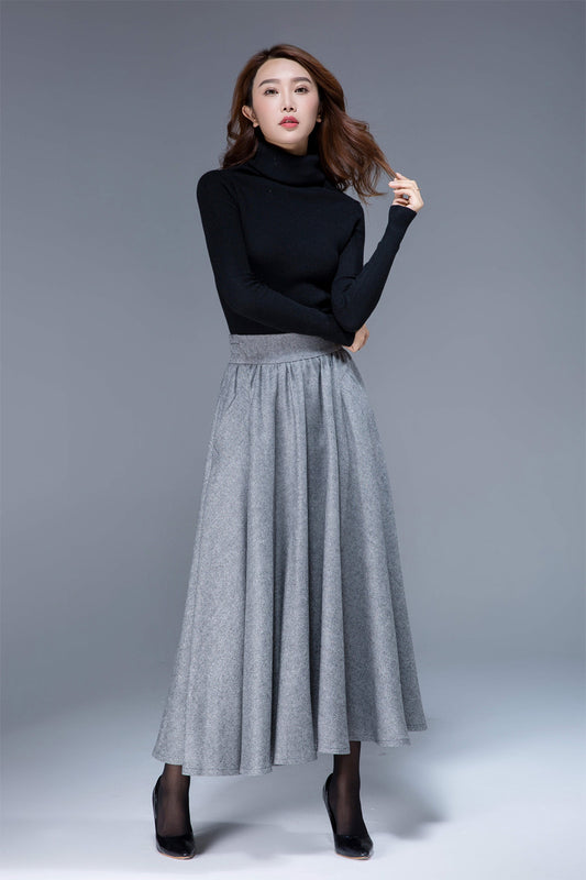 wool skirt