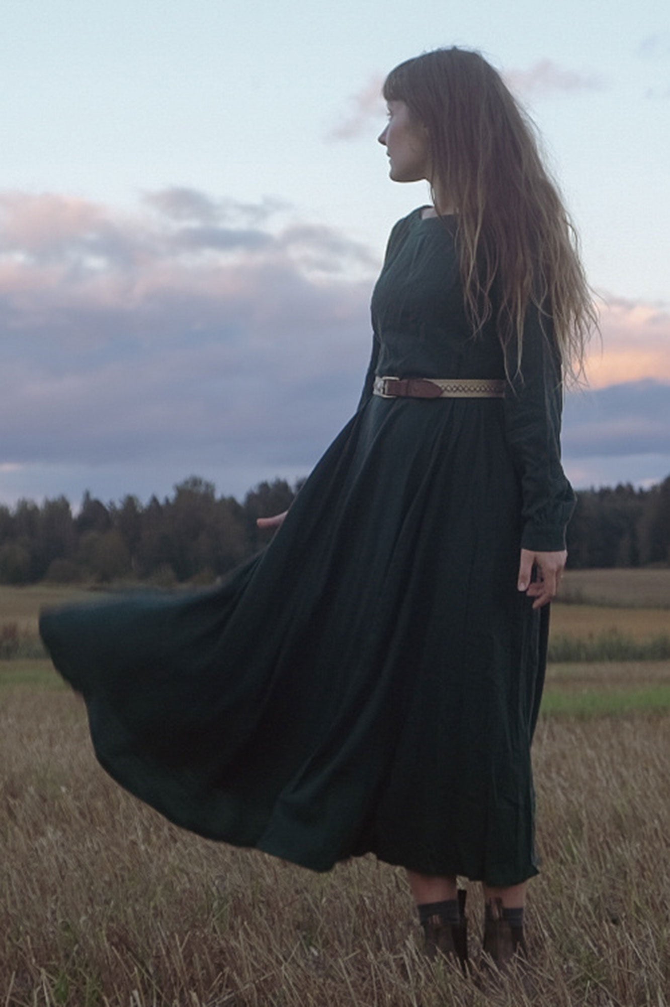 Women Vintage inspired Medieval dress 312501