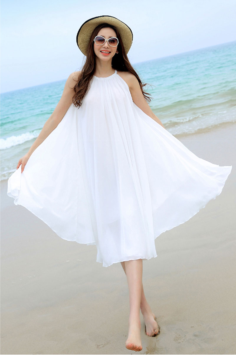 Yellow Chiffon Dress
