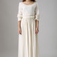 White begin bridesmaid dress 838#