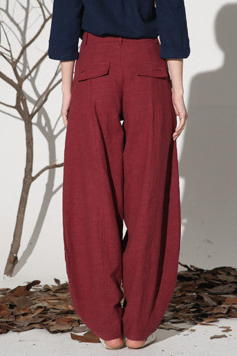 linen pants woman