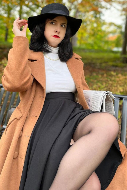 Winter Camel Long Wool Coat 3968