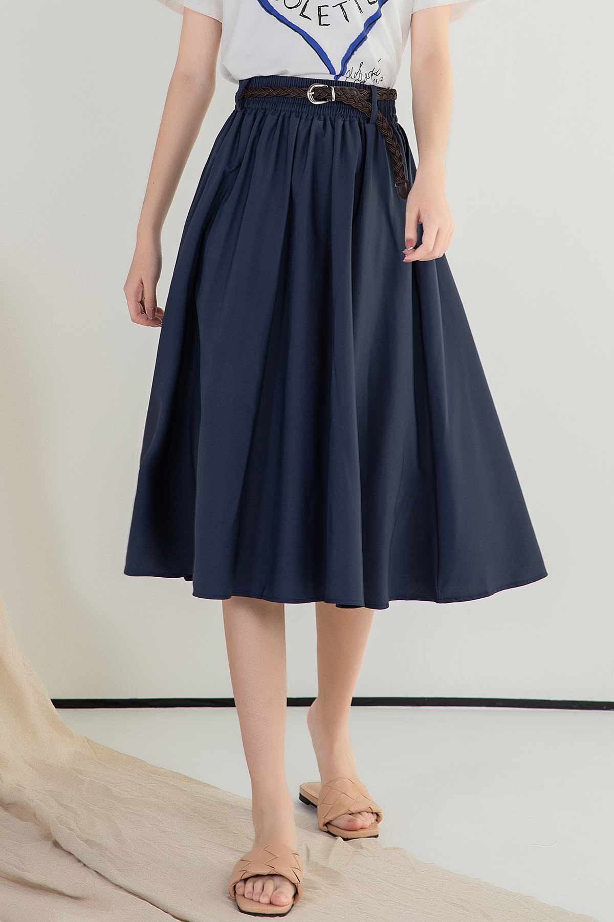 Casual linen midi dress 2393 Xiaolizi Casual linen midi dress 2393 Xiaolizi