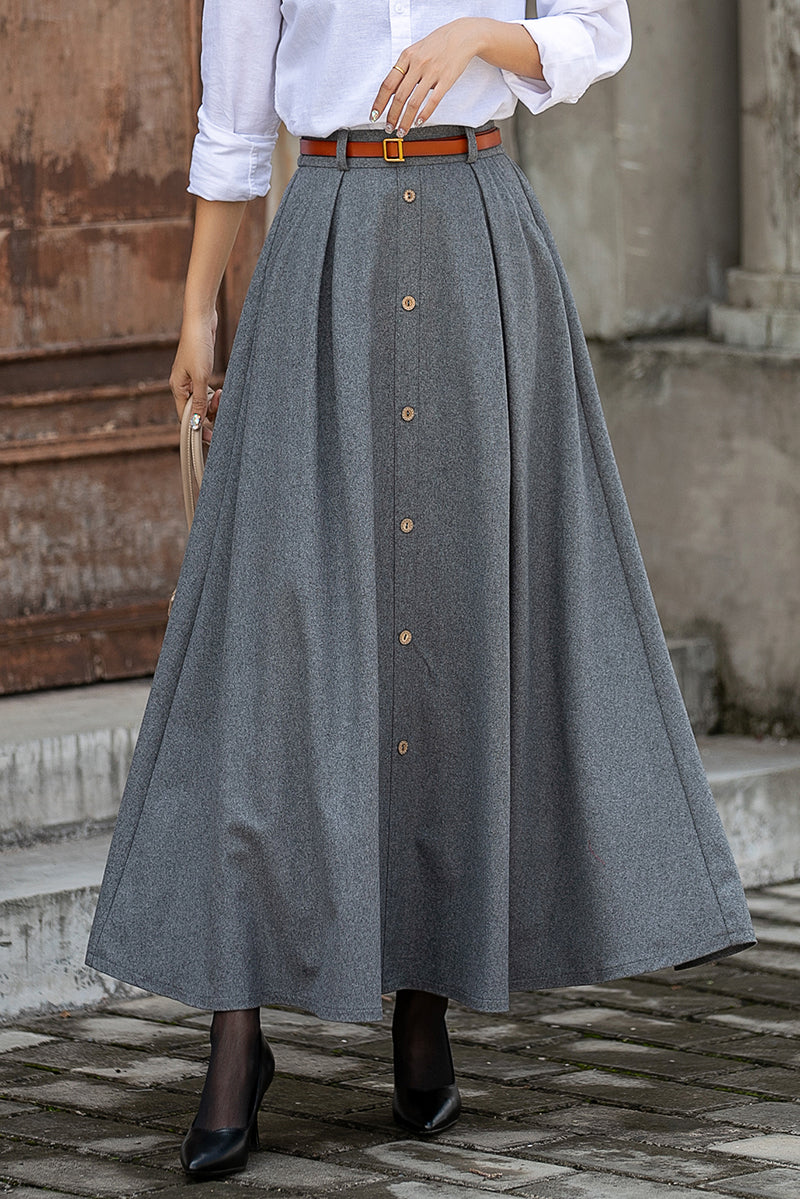 1950s gray skirt sale