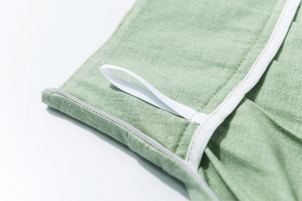 Vintage spired maxi skirt, green pleated skirt 2162#