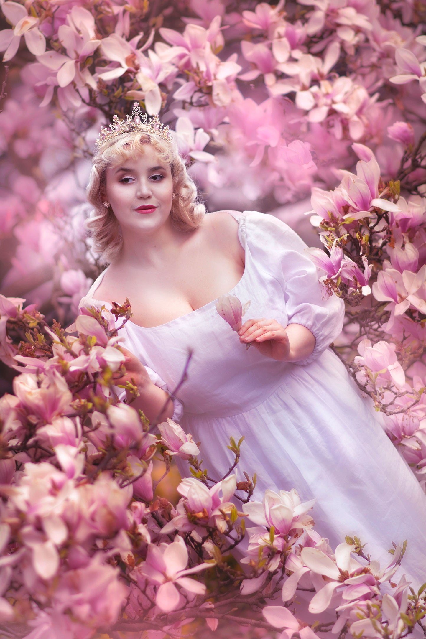 Vintage inspired White Bridesmaid Linen Dress 3650