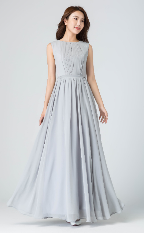 pleated chiffon summer dress Saylor Chiffon Pleated Dress