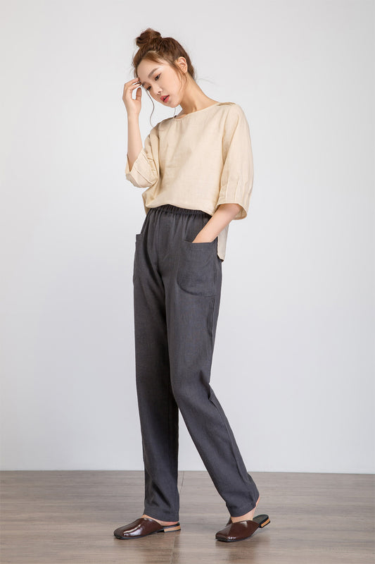 Womens linen pants