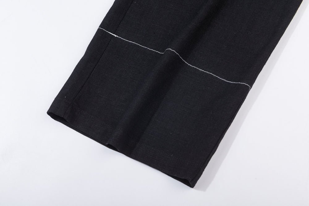 maxi linen pants
