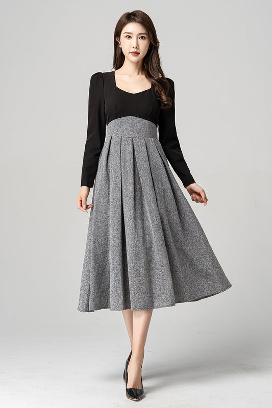 Women Elegant Midi Dress 4185