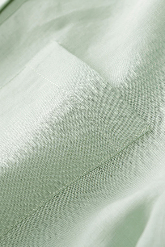 Casual Women New Linen Loose V-neck Tops 3661