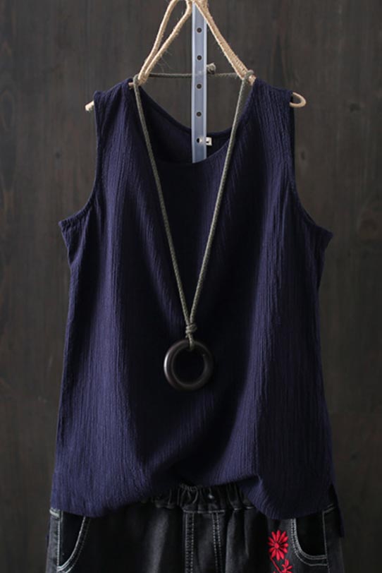 navy blue top