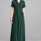 Summer Green  Wrap Maxi dress 236301