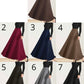 1950s Elastic Waist Wool Skirt 2437#