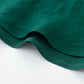 Green spring swing linen shirt dress for women 4911