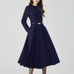 Womens Winter Long Wool Dress 5500