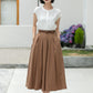 Women linen summer skirt 5982