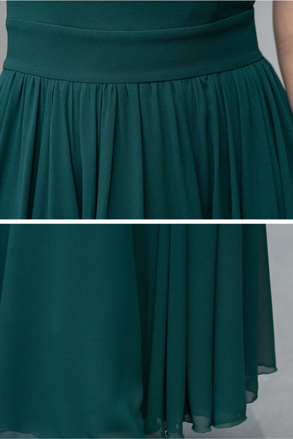 Sleeveless chiffon maxi womens cape dress 5861 - S #CK2500200