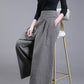 Wide leg wool pants with pockets 6227