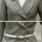 Linen Short Jacket – Button Closure with Lapel Collar and Side Pockets for Spring & Autumn 5681