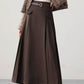 Midi winter wool skirt for women 4758
