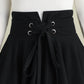 Black Midi Swing Wool Skirt 3900,Size 170-US2 #CK2202378