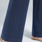 Casual Elastic Waist Linen Pants 3610