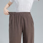 Womens Baggy Linen Pants 3611