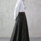 Vintage Inspired Swing Wool Skirt 3841