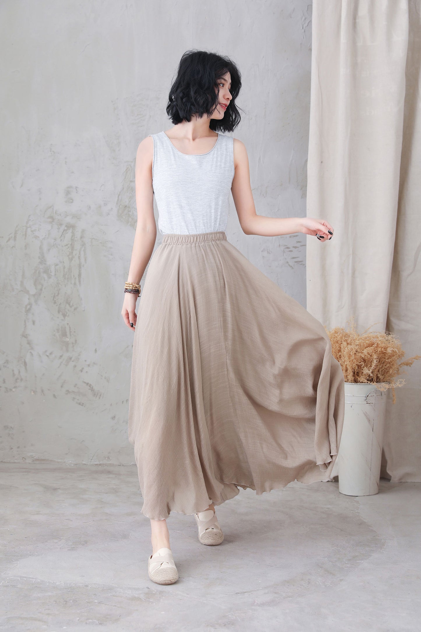 Women's flowy Swing Maxi Skirt 3301