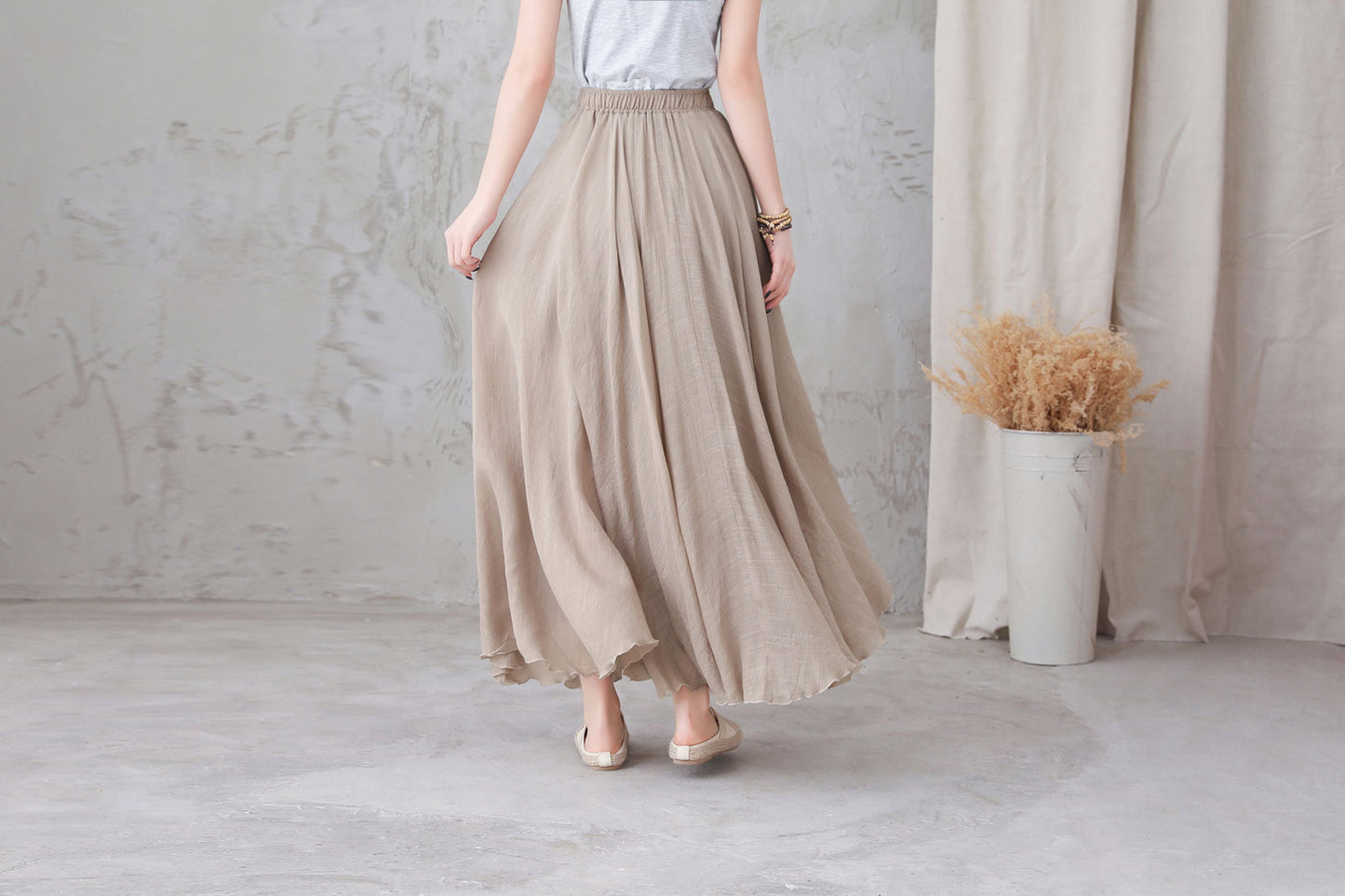 Women's flowy Swing Maxi Skirt 3301