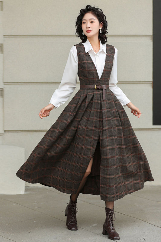 Vintage Wool Dresses Classic, Cozy & Handmade Xiaolizi Vintage Wool Dresses Classic, Cozy & Handmade Xiaolizi