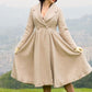 Vintage 50s Winter Beige Wool Princess Coat 3254