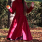 Double-breasted wool princess coat 3219